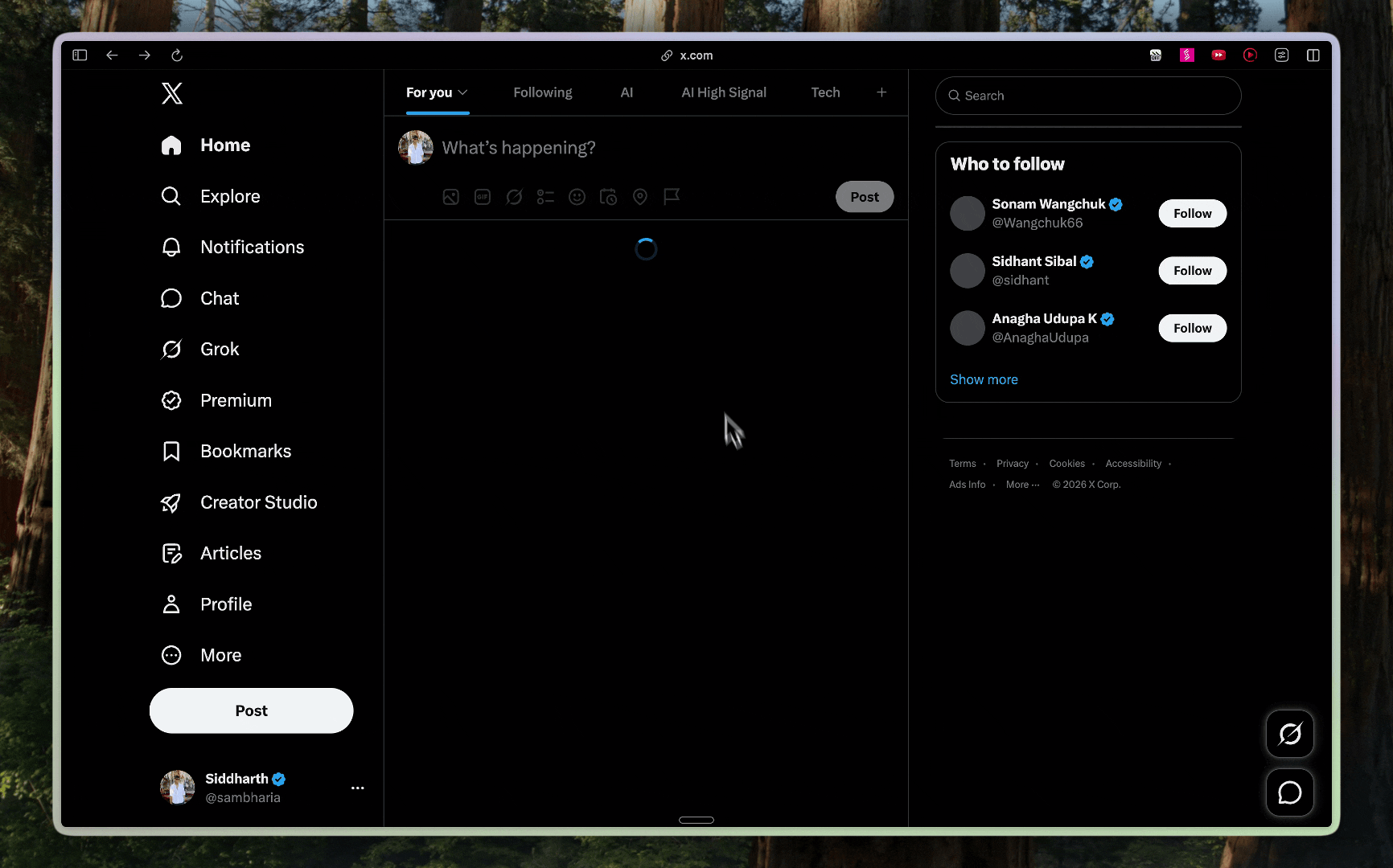 Prism creating a distraction-free version of X