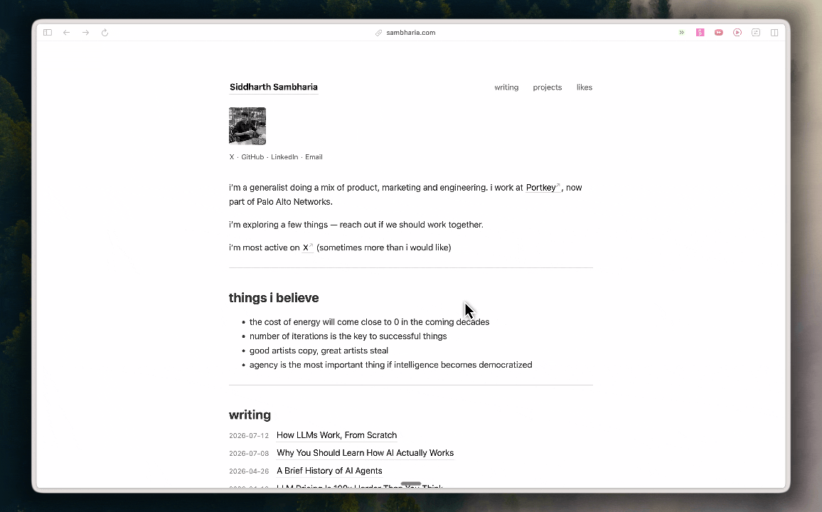 Prism transforming sambharia.com into a Spider-Man-inspired theme